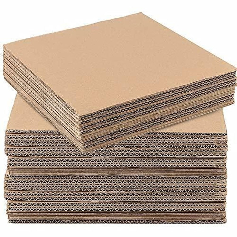 Corrugated kraft sheets, natural shade