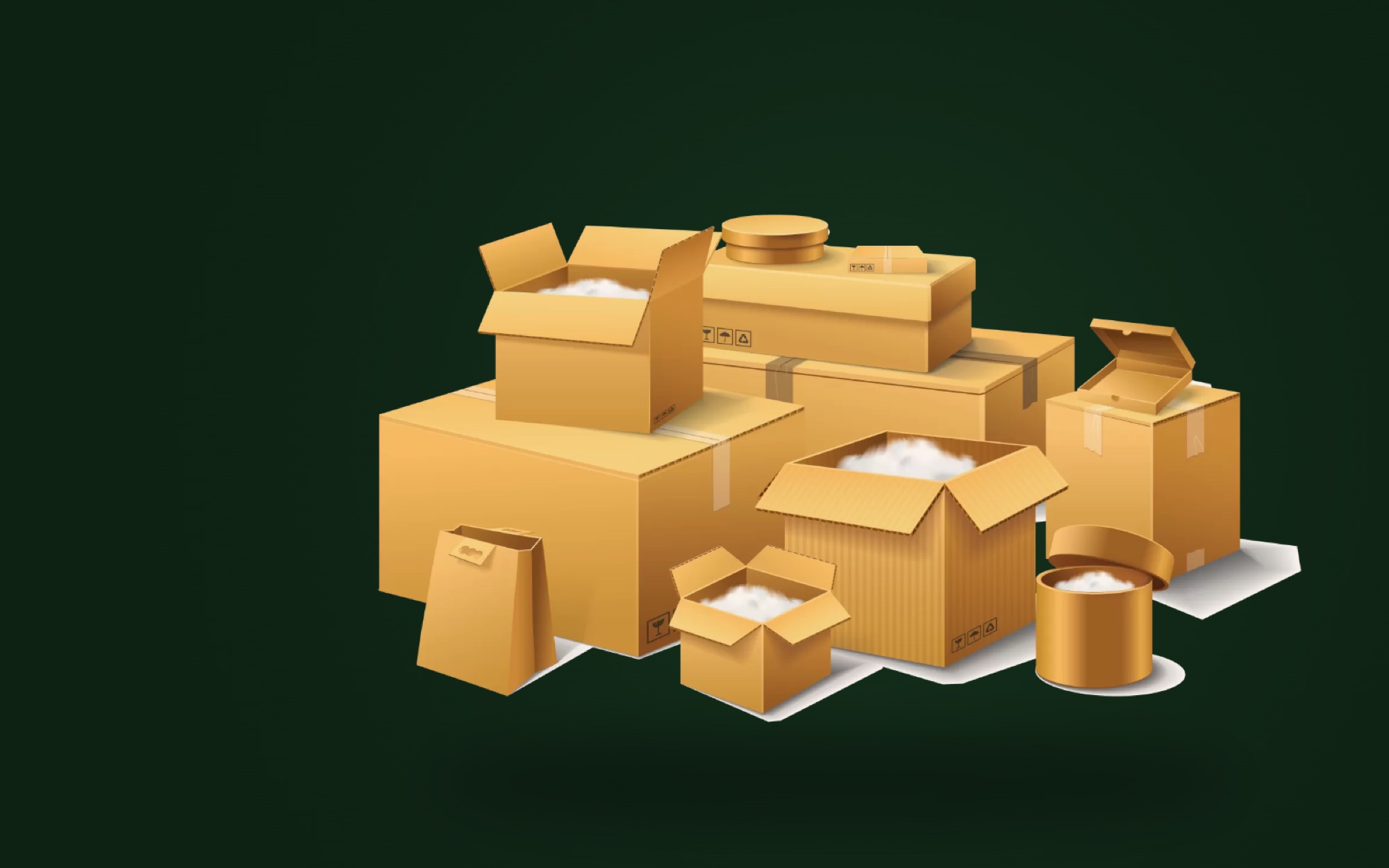 Corrugated boxes and paper packaging